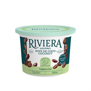 Riviera Coconut Plant-Based Yogourt Gourmet Salted Cappuccino 500g