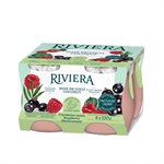 Riviera Coconut Milk Vegan Delight  Raspberry Blackcurrant 4X120G