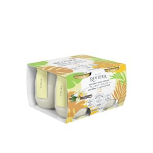 Riviera Delice Vegetal au Lait de Coco mangue et fruits de la passion 4X120G