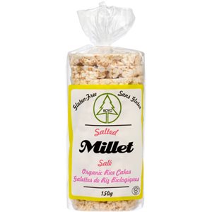 KOYO Organic Rice Cakes Salted Millet 150 g 