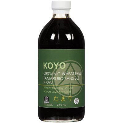 KOYO Sauce Soya Sans Blé Tamari Bio Sans Blé Shoyu 475 ml