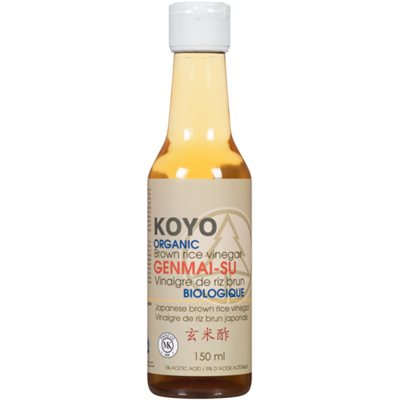 KOYO Japanese Brown Rice Vinegar Genmai Su Organic 150 ml 