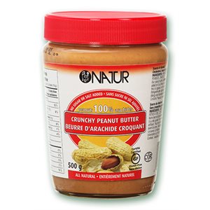 Natur Crunchy Peanut Butter 500g