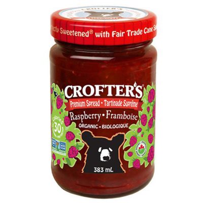 Crofter's Organic Raspberry Spread 383ml