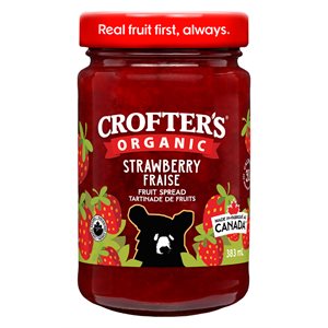 Crofter's Tartinade suprême de fraises bio 383 ml