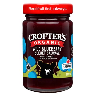 Crofter's Organic Wild Blueberry Spread 383ml