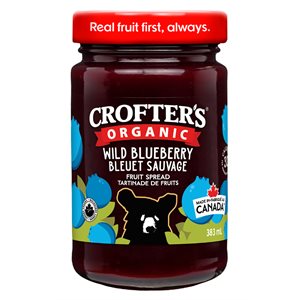 Crofter's Tartinade suprême de Bleuet sauvage bio 383 ml