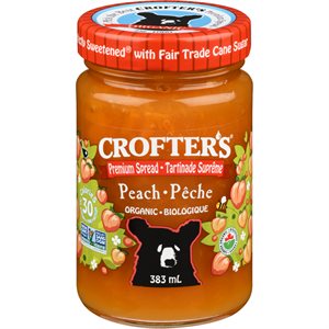 Crofter's Organic Peach Spread 383ml