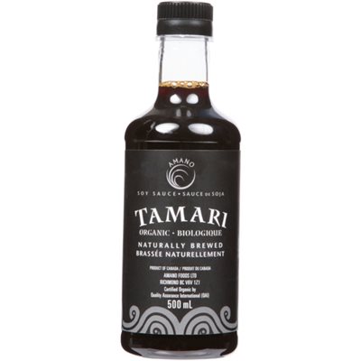 Amano Tamari Sauce de Soja Biologique Brassée Naturellement 500 ml