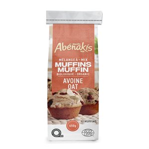 Abenakis Organic Oat Muffin Mix 450g