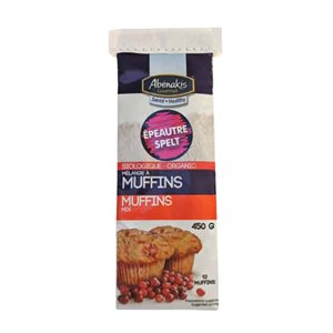 Abenakis Organic Spelt Muffin Mix 450g