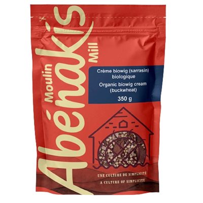 Abenakis Organic Cream Biowig (Buckwheat) 350g