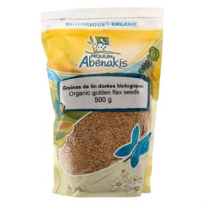 Abenakis Organic Golden Flax Seeds 500g