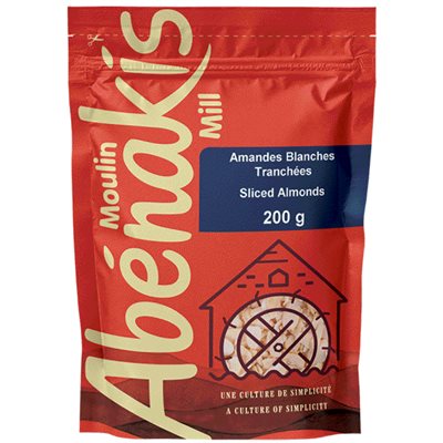 Abénakis Amandes Blanches Tranchées 200g