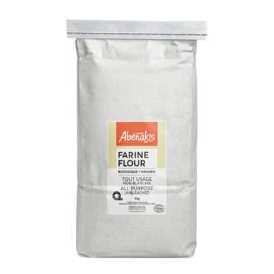 Abenakis Organic Unbleached All Purpose Flour 5kg