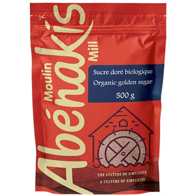 Abenakis Organic Golden Cane Sugar 500g