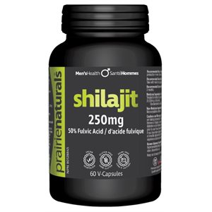 Prairie Naturals Shilajit Purified 250Mg With 50% Fulvic Acid 60vcaps 