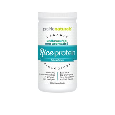 Rice Protein protéines de riz brun germé biologique - non aromatisé - poudre
