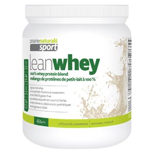 Prairie Naturals Lean Whey non aromatisé, non sucré - mélange de protéines de petit-lait concentrées - poudre