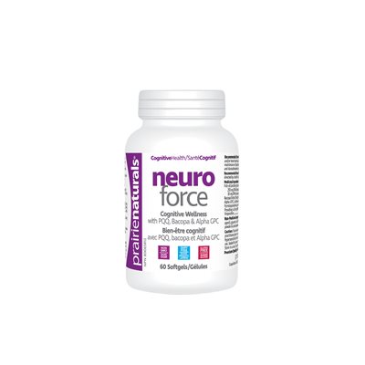 Neuro-Force formule pour la santé cognitive avec PQQ, bacopa et alpha GPC - gélules