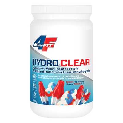 4everfit Hydro Clear 100% Whey Protein Hydrosylate - Rocket Pop 20 servings