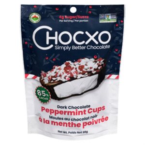 Chocxo Coupes de chocolat noir à la menthe poivrée 98 g