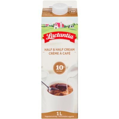 Lactantia Half & Half Cream 10% M.F. 1 L 