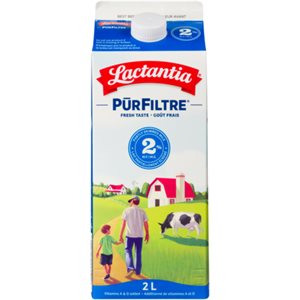 Lactantia PÅ«rFiltre Partly Skimmed Milk 2% M.F. 2 L 