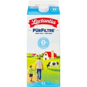 Lactantia PÅ«rFiltre Lait écrémé 0% M.G. 2 L