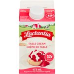 Lactantia Créme de Table 15% M.G. 473 ml Lactantia Créme de Table 15% M.G. 473 ml