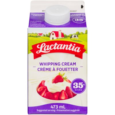 Lactantia Whipping Cream 35% M.F. 473 ml 