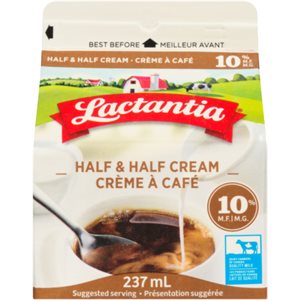 Lactantia Half & Half Cream 10% M.F. 237 ml 237 ml