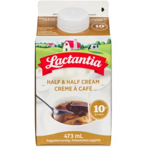 Lactantia Half & Half Cream 10% M.F. 473 ml 