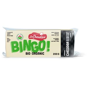 Fromagerie La Chaudiere Bingo Fromage Cheddar X-fort Bio 