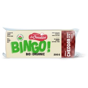 Fromagerie La Chaudiere Bingo Fromage Cheddar Fort Bio 