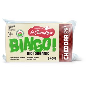 Fromagerie La Chaudiere Bingo Fromage Cheddar Fort Bio 