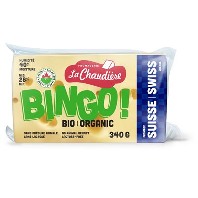 Fromagerie La Chaudiere Bingo Fromage Suisse Bio 