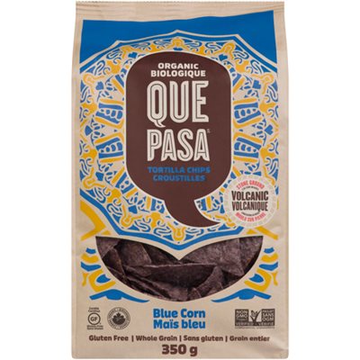 Que Pasa Blue Corn Tortilla Chips 350g