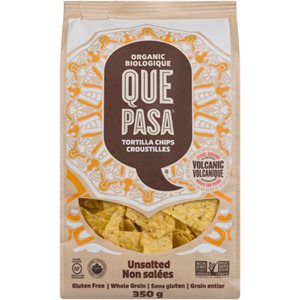 Que Pasa Unsalted Tortilla Chips 350g