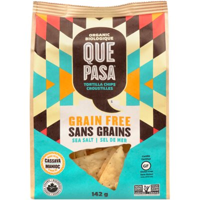 Que Pasa Sea Salt Grain-Free Tortilla Chips 142g