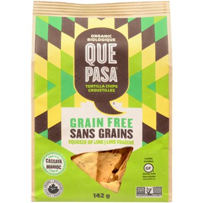 Que Pasa Squeeze Of Lime Grain-Free Tortilla Chips 142g