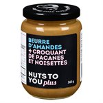 Nuts to You Beurre d'amandes + croquant de pacanes et noisettes 365g