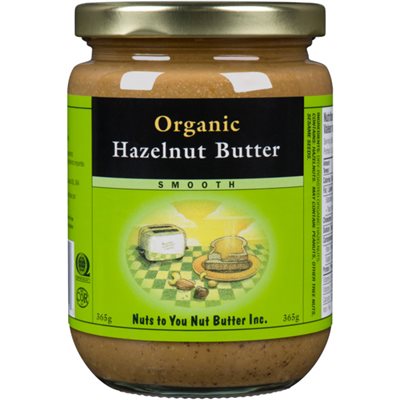 Nuts to You Nut Butter Hazelnut Butter Smooth Organic 365 g 