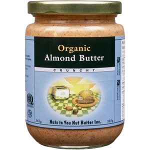 Nuts to You Nut Butter Crunchy Organic Almond Butter 365 g 