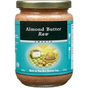 Nuts to You Nut Butter Smooth Almond Butter Raw 365 g 