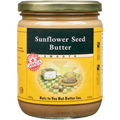 Nuts to You Nut Butter Smooth Sunflower Seed Butter 500 g 