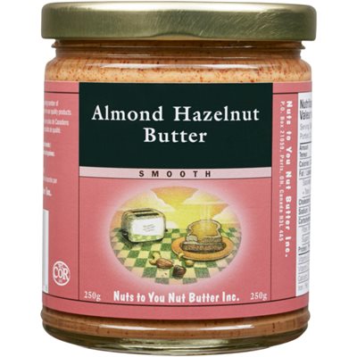 Nuts to You Nut Butter Almond Hazelnut Butter Smooth 250 g 