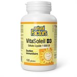 Natural Factors SunVitamin D3  1000 IU  180 Softgels