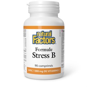 Natural Factors Stress B Formula Plus 1000 mg Vitamin C 90 Tablets