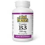 Natural Factors Vitamine B3  500 mg  90 comprimés